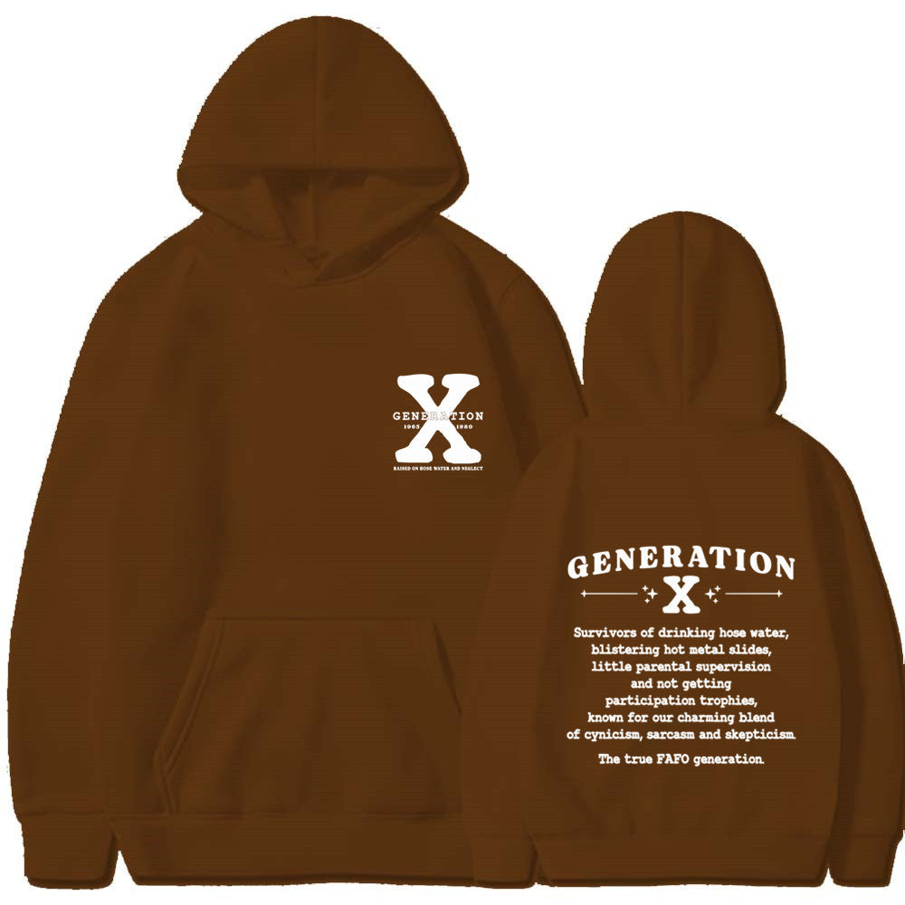 Sudadera Nueva GENERATION X - Estilo Holgado