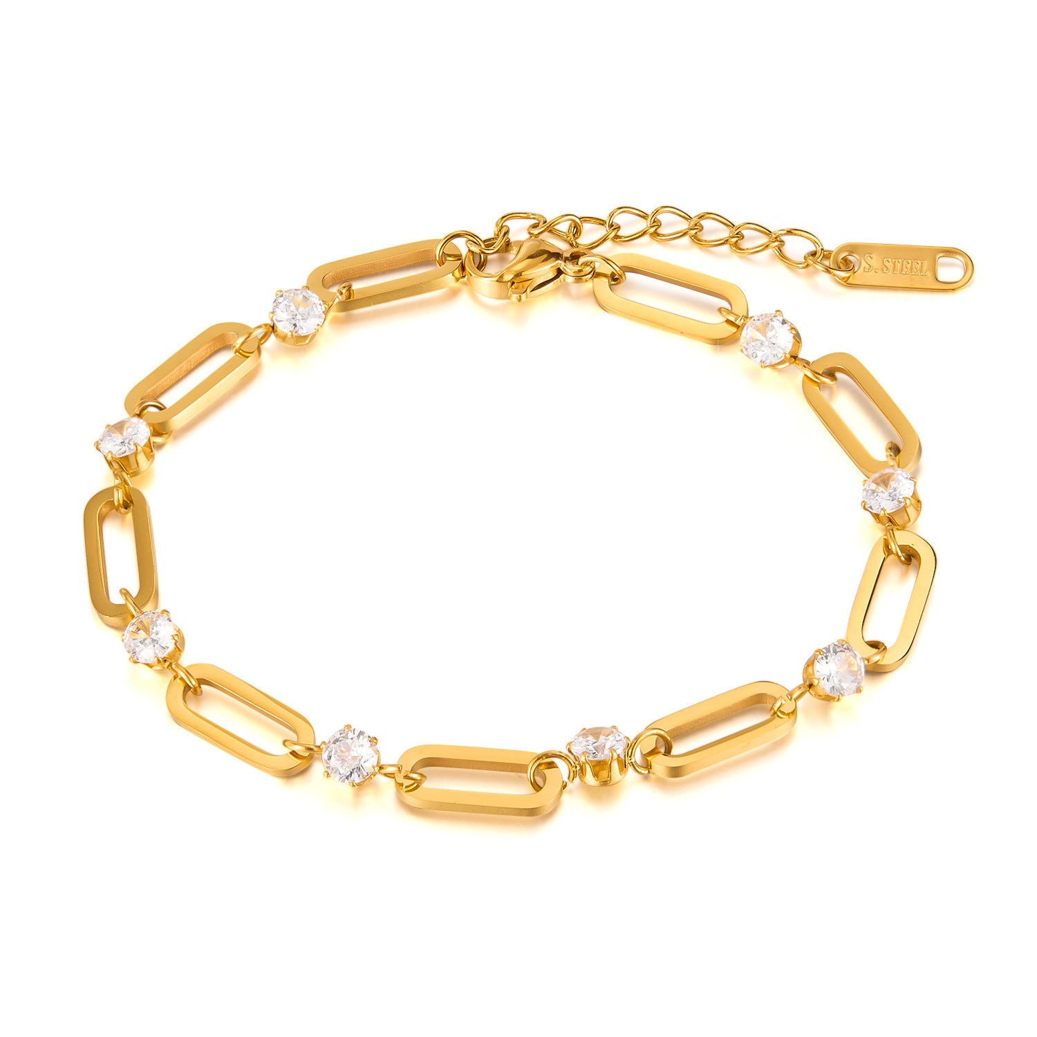 Pulsera Minimalista de Acero Inoxidable – Estilo Europeo INS