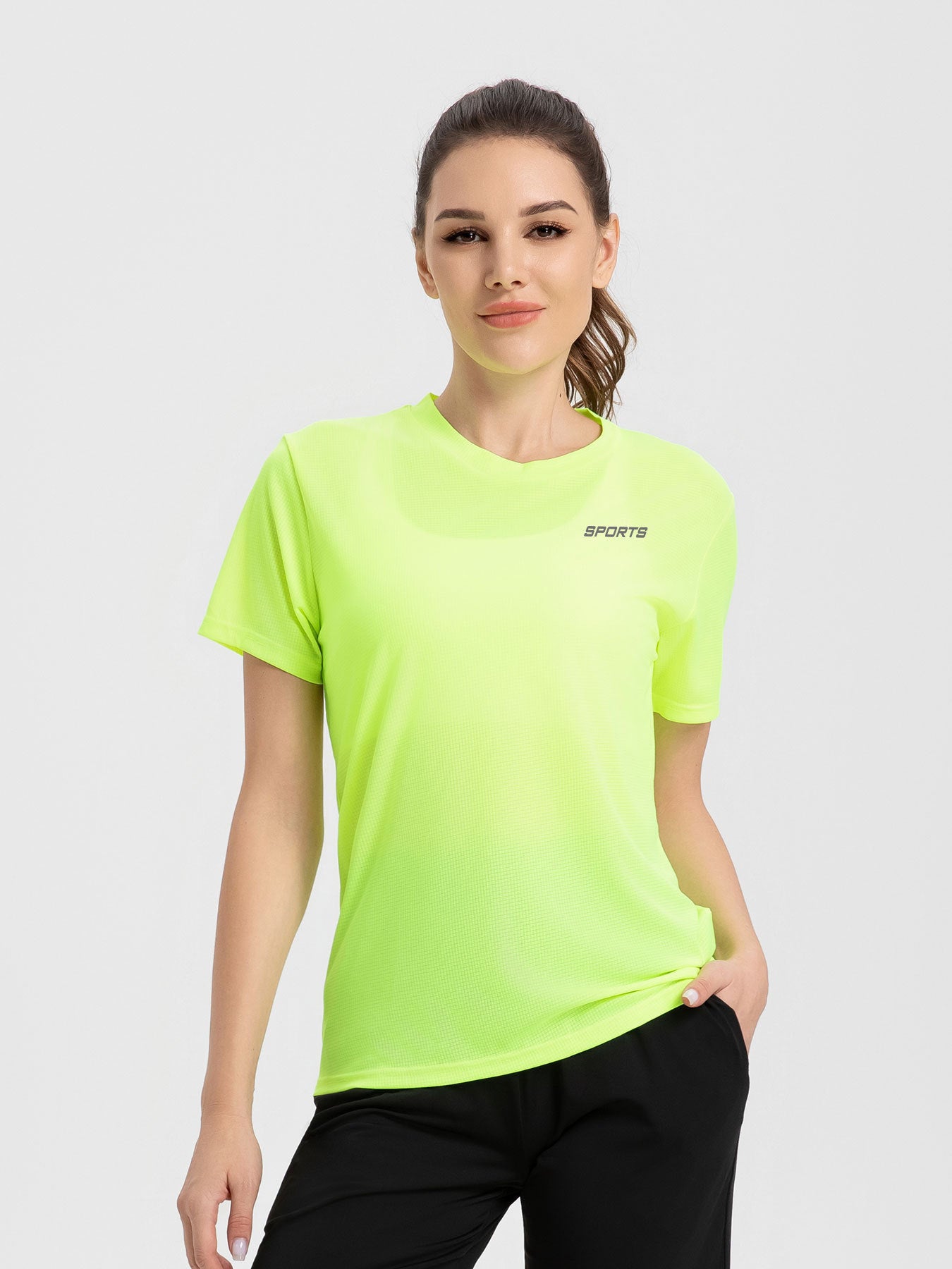 Camiseta Ajustada Deportiva Mujer