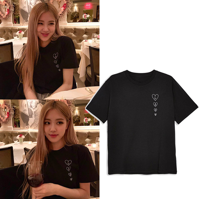 Camiseta básica “The Same LOVE” con cuello redondo