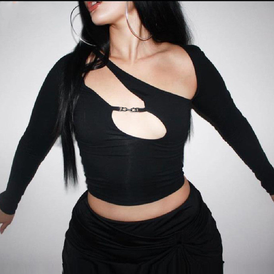 Top Corto con Detalles Calados