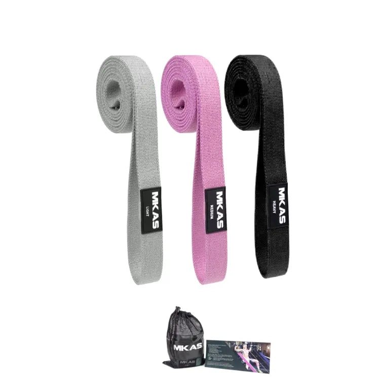 Set: 3-Piece Fabric Workout Bands