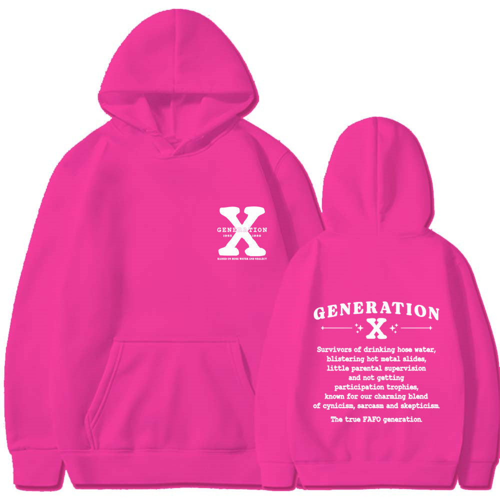 Sudadera Nueva GENERATION X - Estilo Holgado