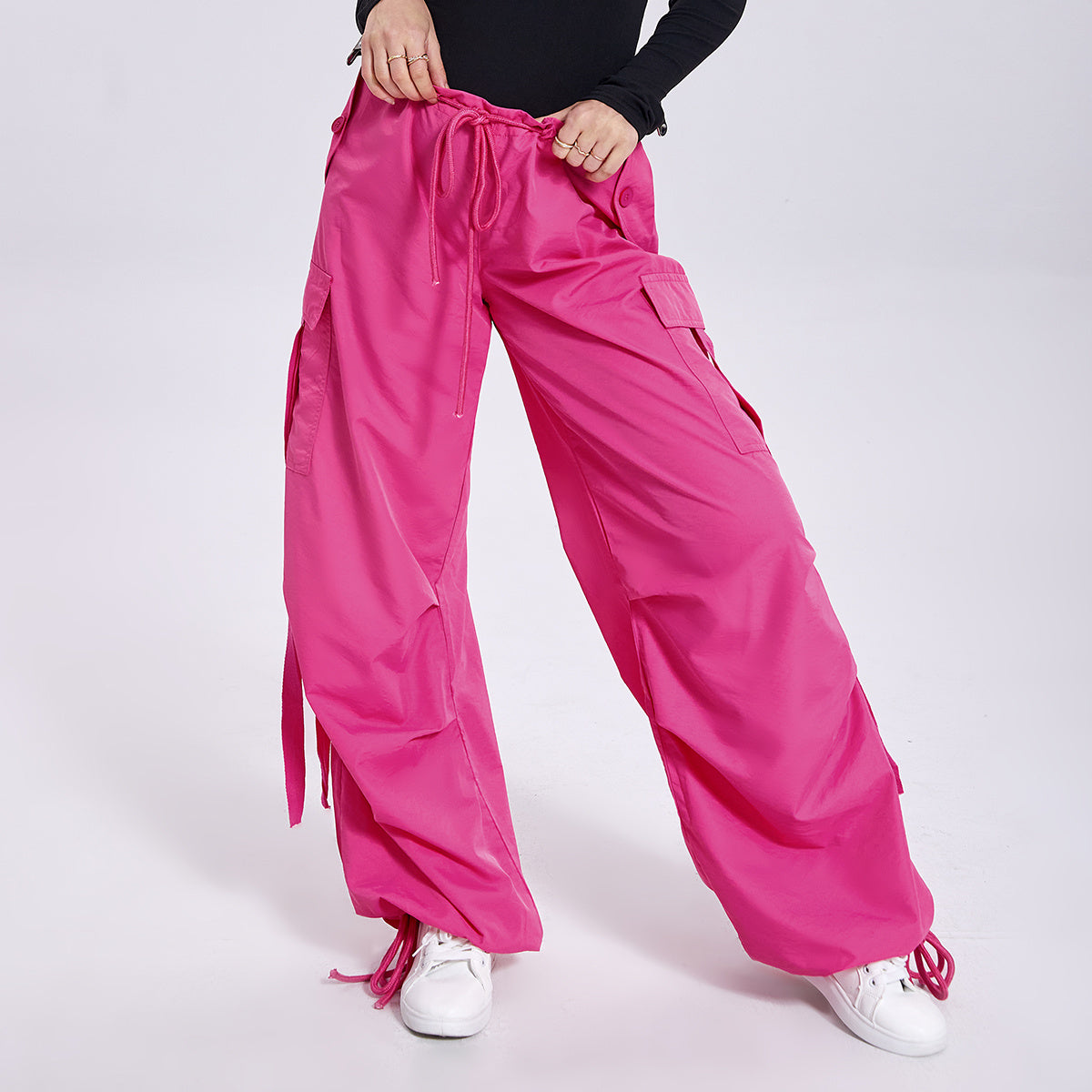 Overoles Casuales de Color Sólido – Sueltos y con Cintas Decorativas