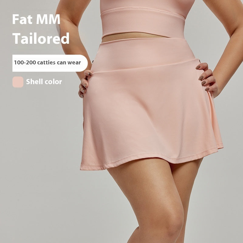 Falda de yoga para mujer con talle alto especial