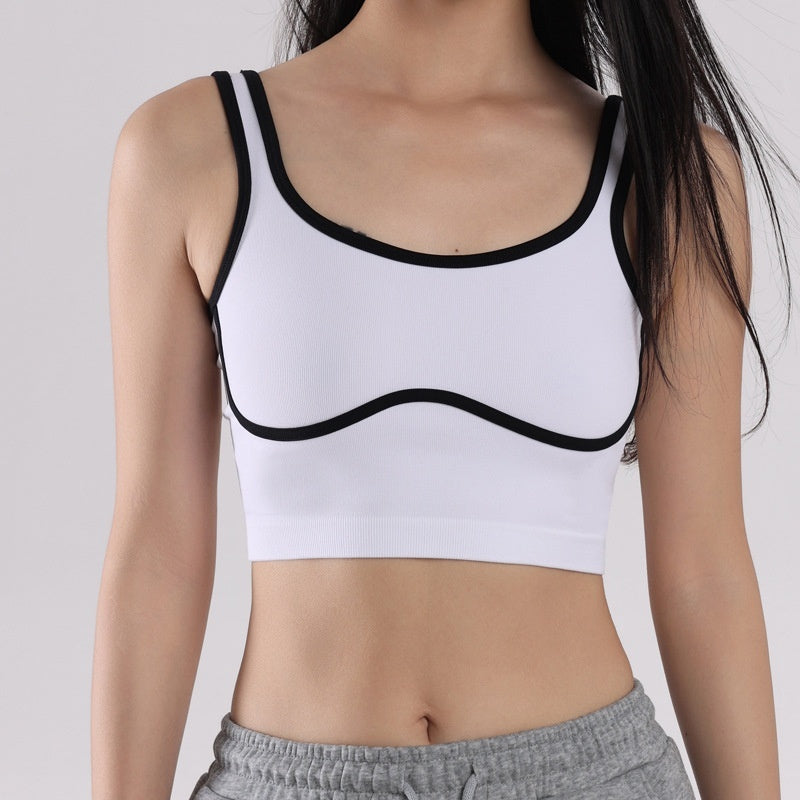 op Yoga Push-up Sin Cable con Contraste de Color