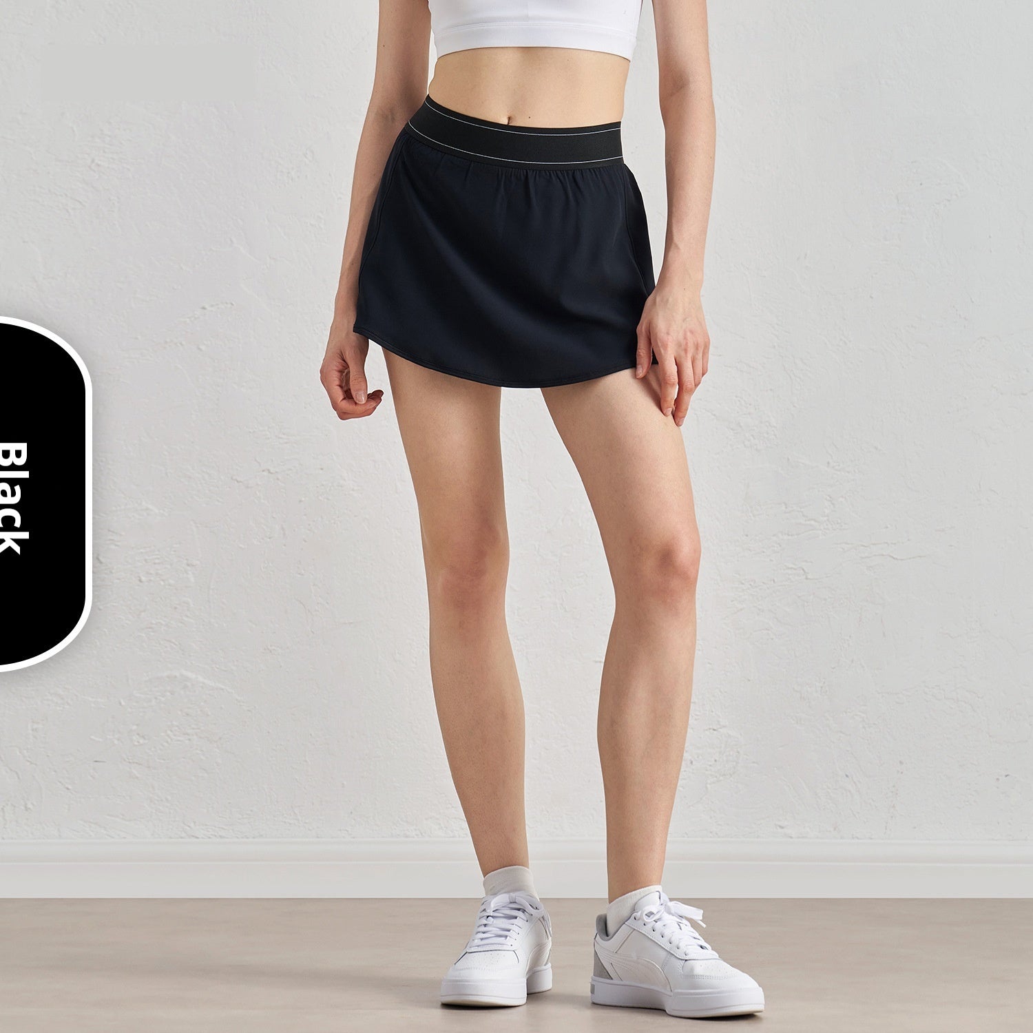 Falda Deportiva para Mujer con Protección Solar y Diseño de Pantalón de Compresión