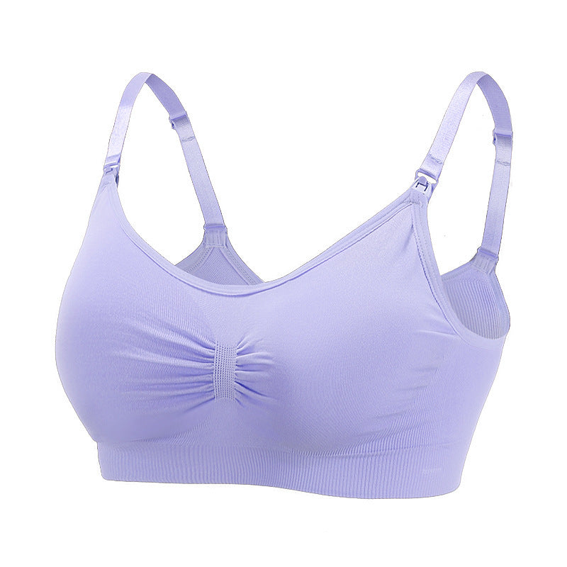 Conjunto de 3 Bras de Lactancia sin Aro – Con Broche Frontal y Diseño Sin Costura