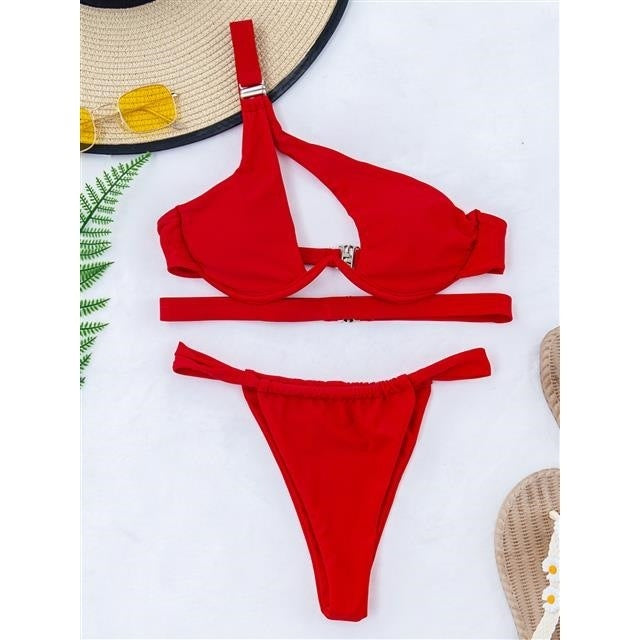 Bikini Minimalista de Color Sólido