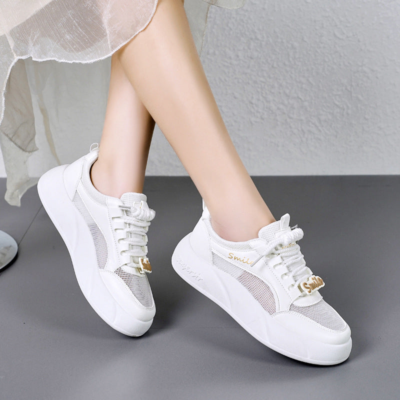 Zapatos deportivos de moda para mujer, transpirables para verano