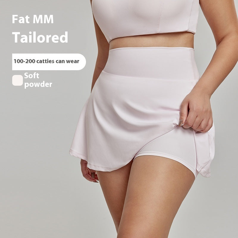 Falda de yoga para mujer con talle alto especial