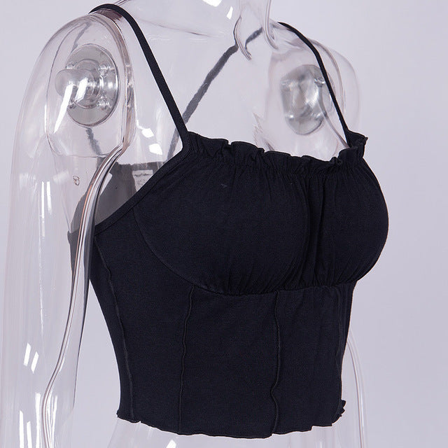 Top tipo camisola sexy para mujer