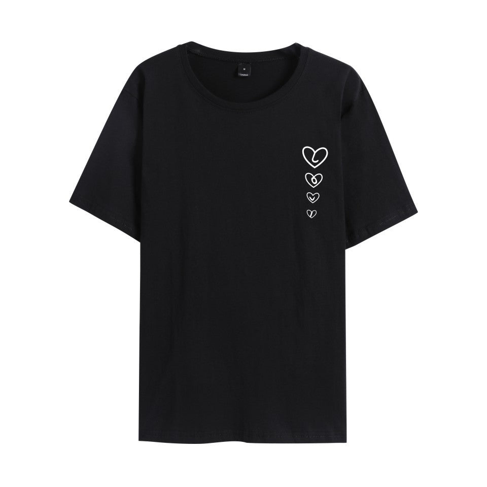 Camiseta básica “The Same LOVE” con cuello redondo
