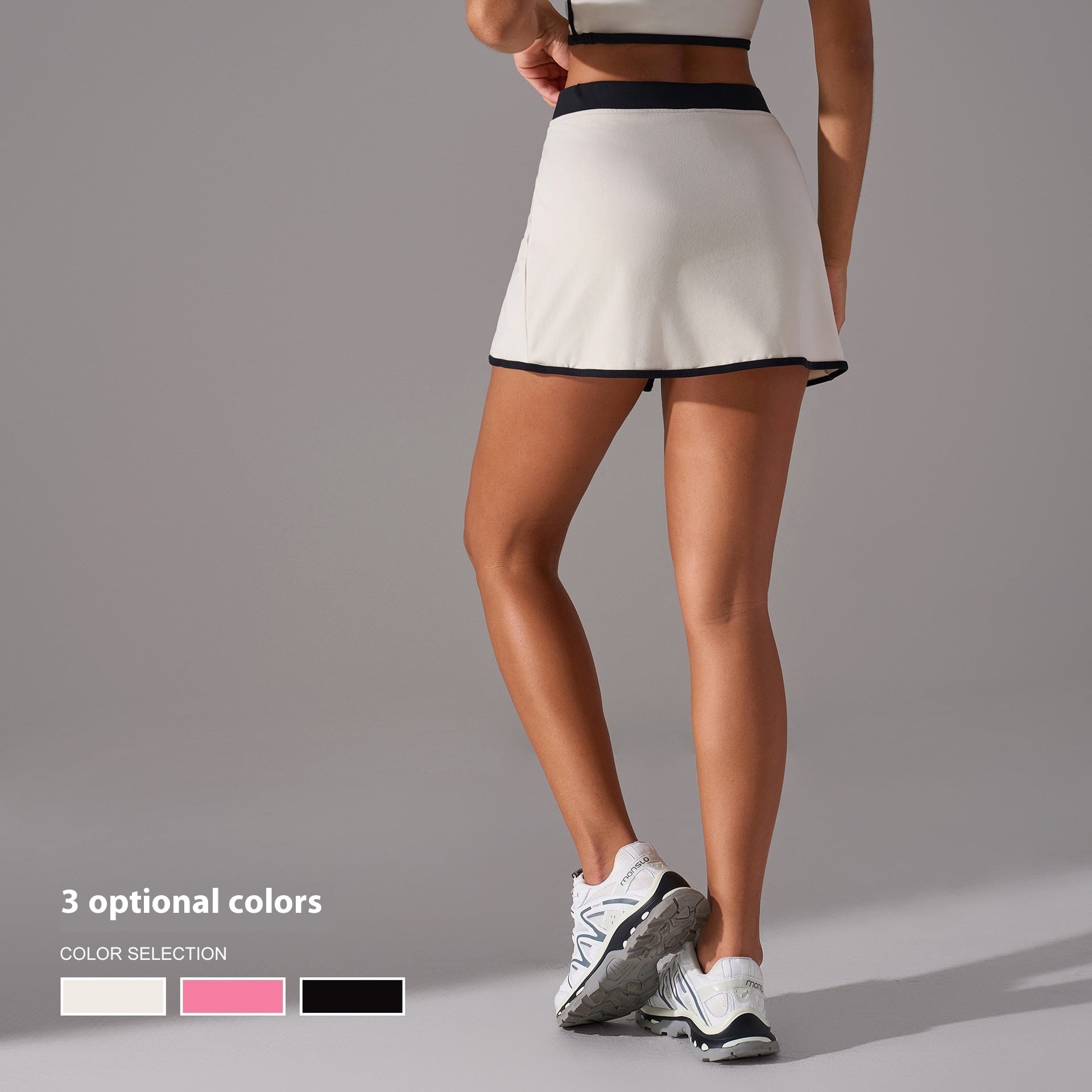 Falda Deportiva Outdoor con Corte A y Abertura