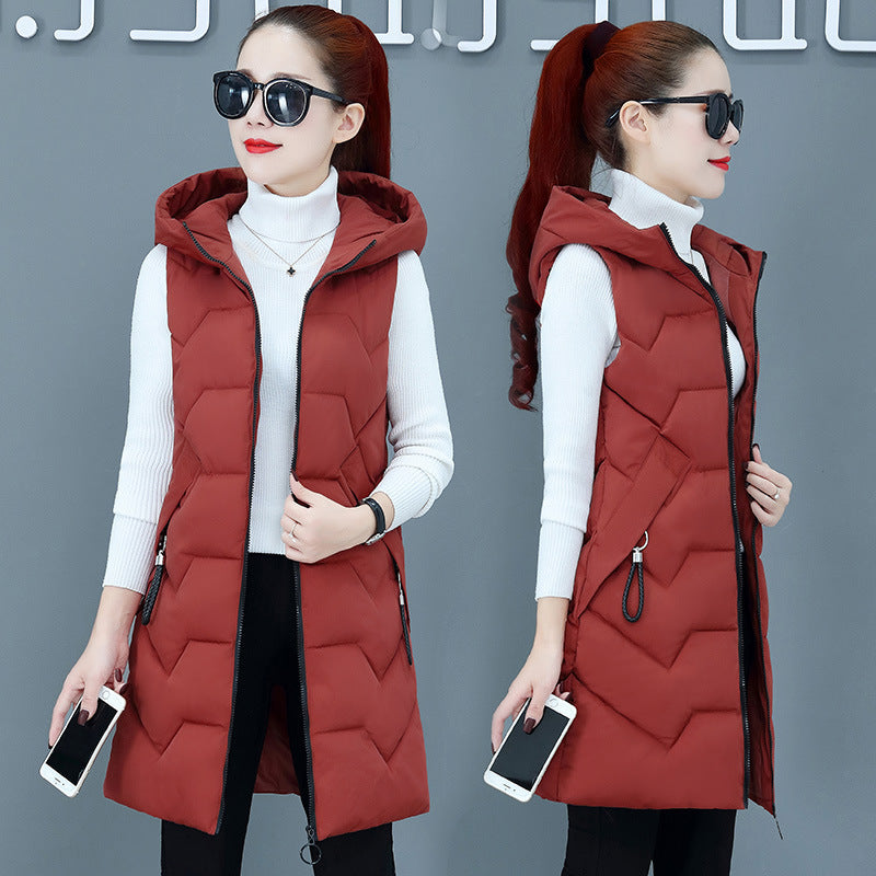 Chaleco Acolchado Mid-Length para Mujer