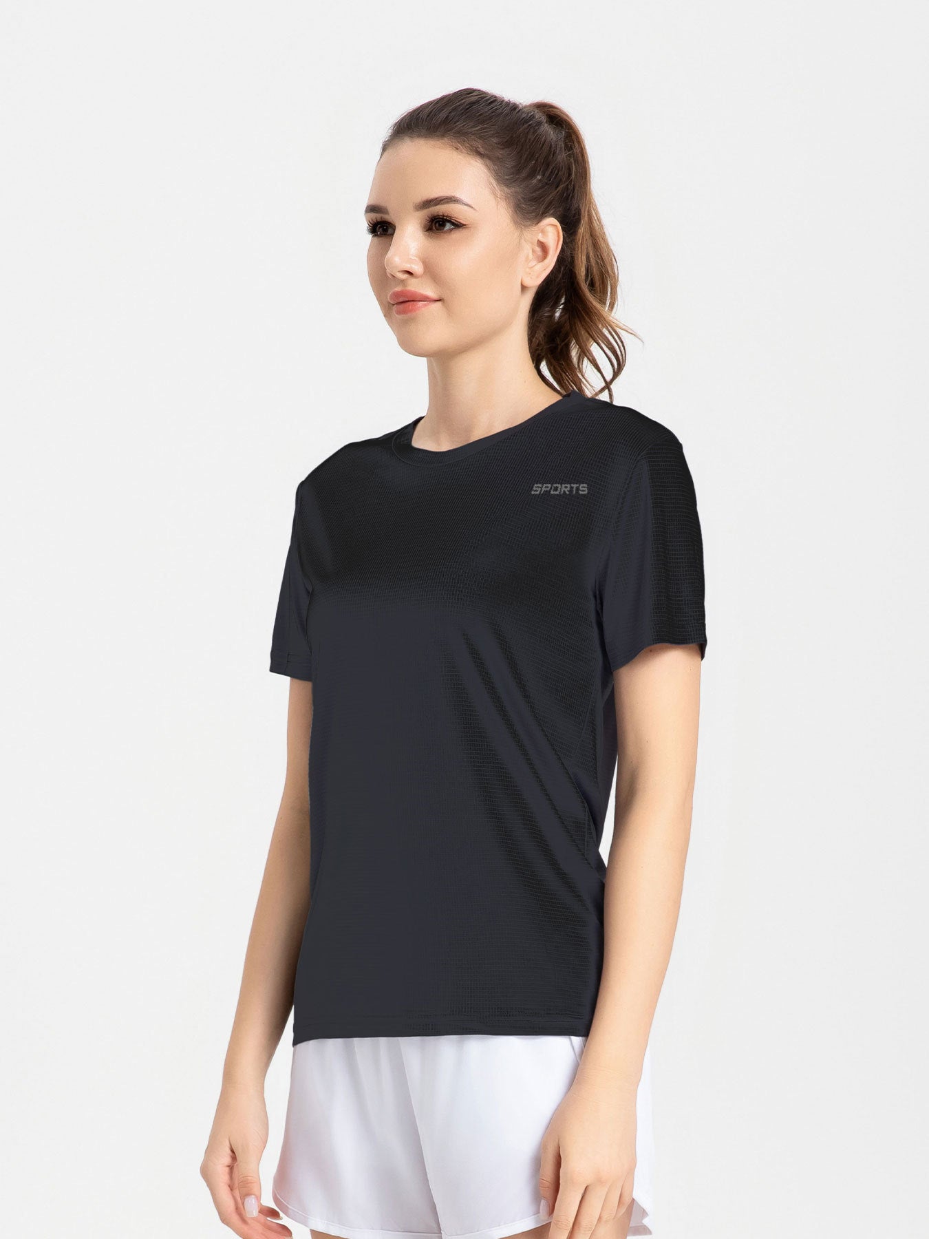 Camiseta Ajustada Deportiva Mujer