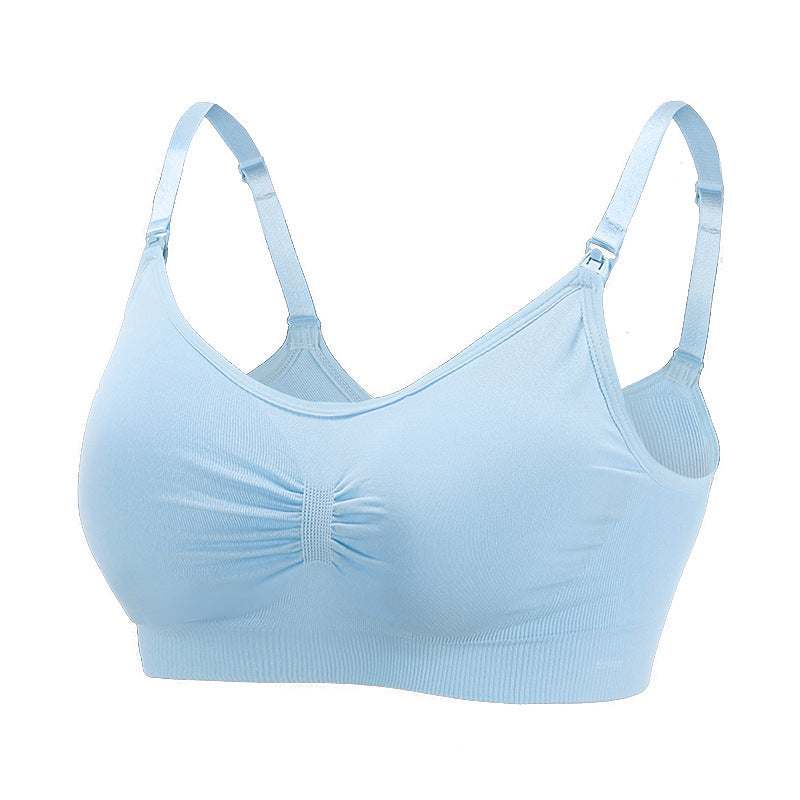 Conjunto de 3 Bras de Lactancia sin Aro – Con Broche Frontal y Diseño Sin Costura