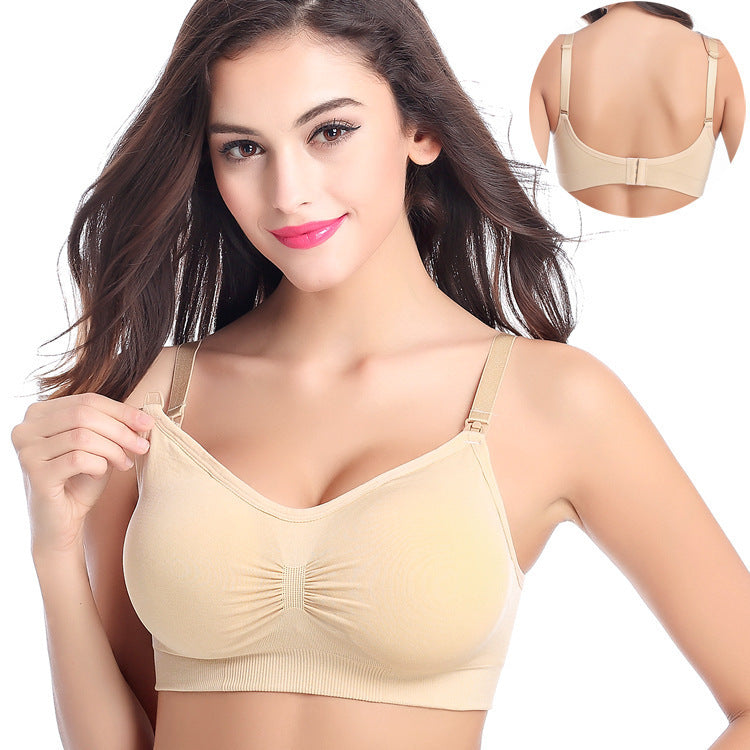 Conjunto de 3 Bras de Lactancia sin Aro – Con Broche Frontal y Diseño Sin Costura