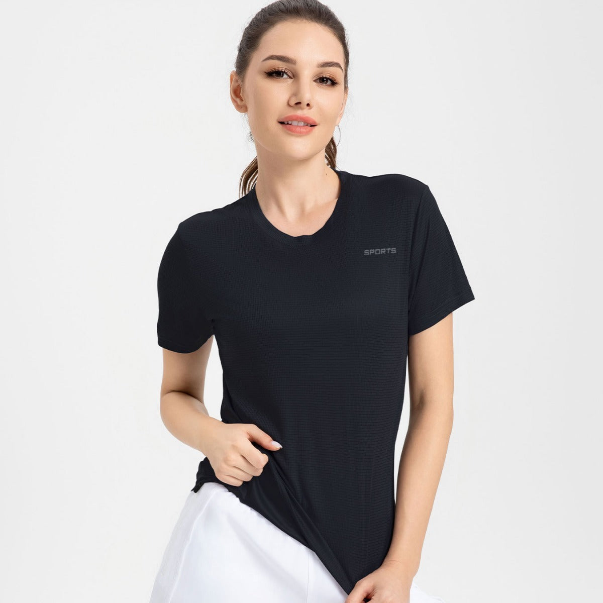Camiseta Ajustada Deportiva Mujer