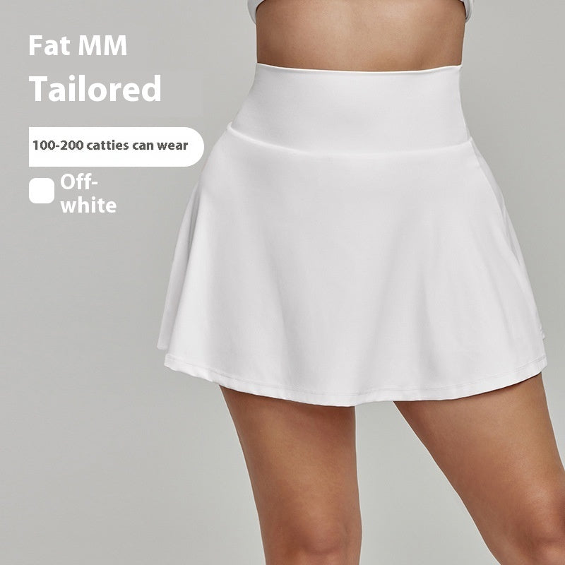 Falda de yoga para mujer con talle alto especial