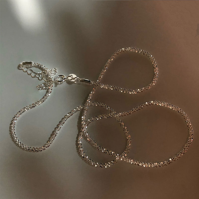 Collar Luna Cielo Estrellado con Incrustaciones de Diamantes para Mujer