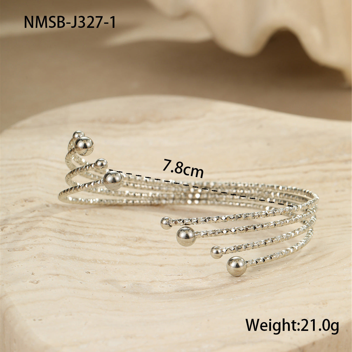 Pulsera Anillo Bañada en Oro 18k