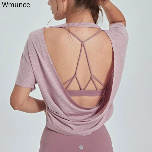 Open Back Sports Blouse