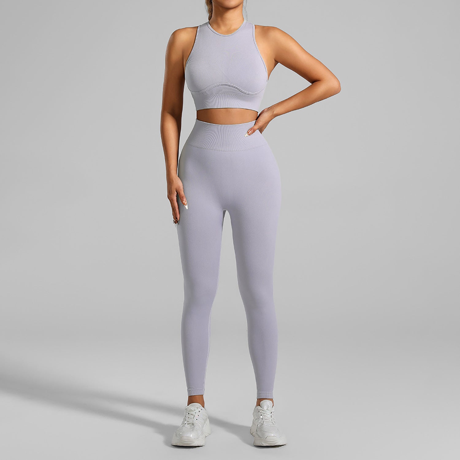 Conjunto Deportivo Seamless de Alta Resistencia para Yoga y Running