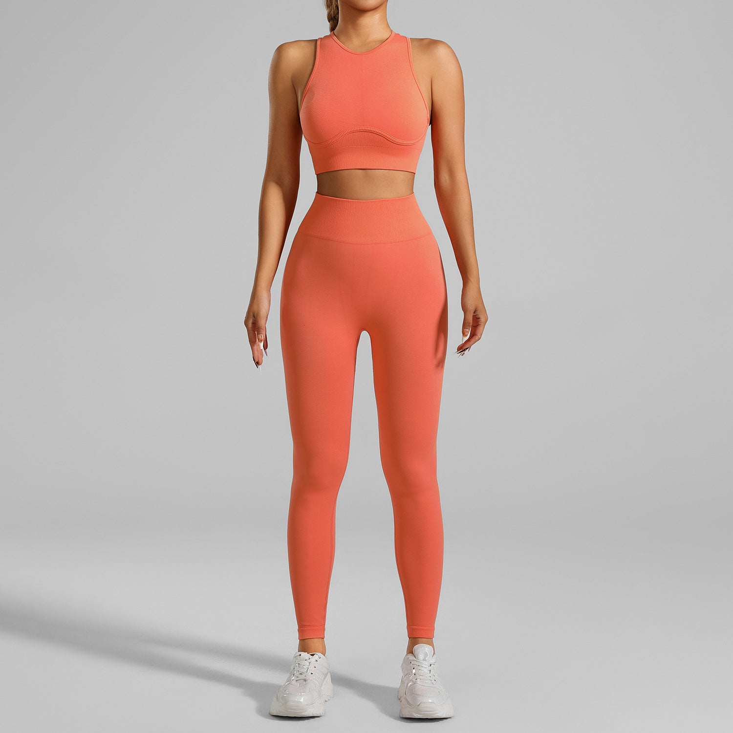 Conjunto Deportivo Seamless de Alta Resistencia para Yoga y Running