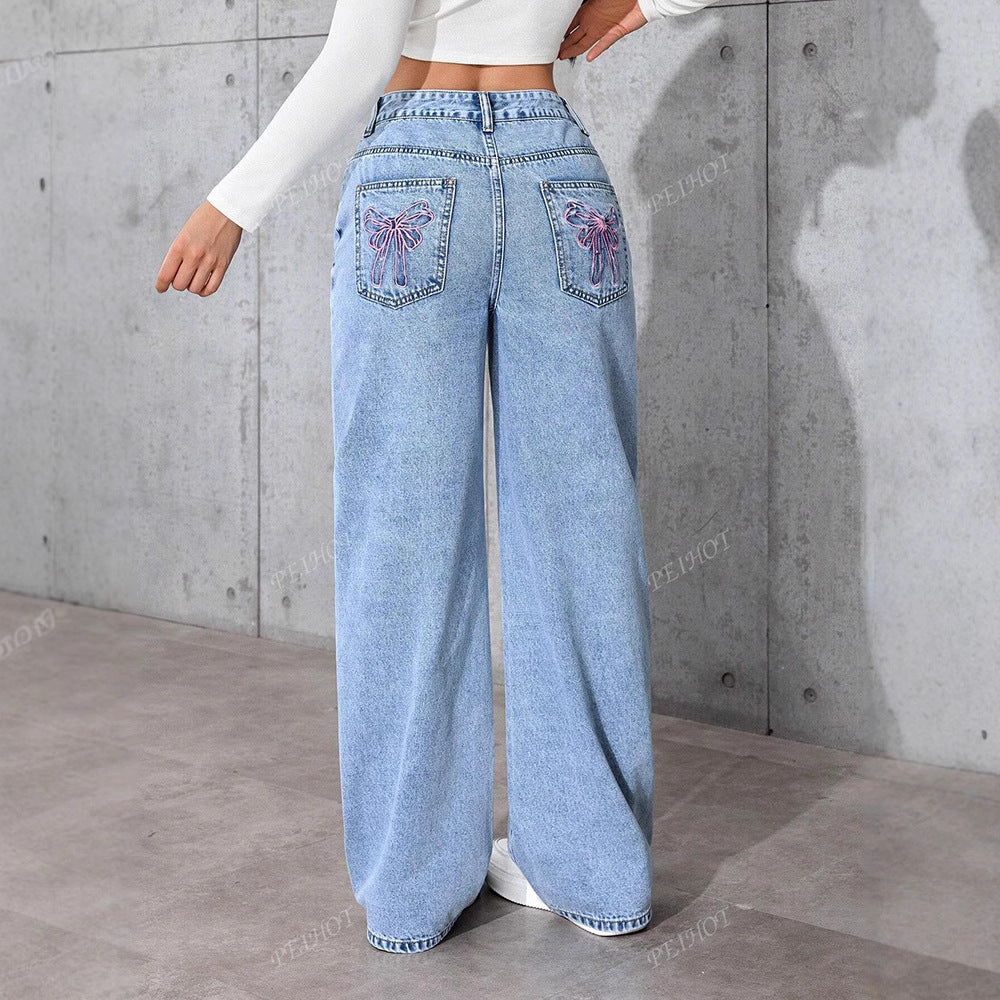 Jeans Estampados de Mujer – Holgados y Modernos para Verano