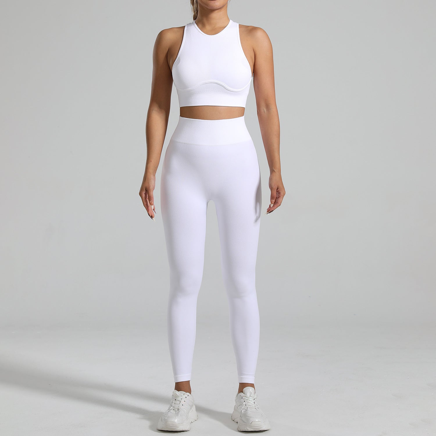 Conjunto Deportivo Seamless de Alta Resistencia para Yoga y Running