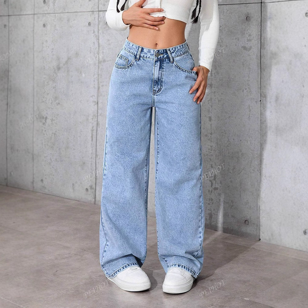 Jeans Estampados de Mujer – Holgados y Modernos para Verano