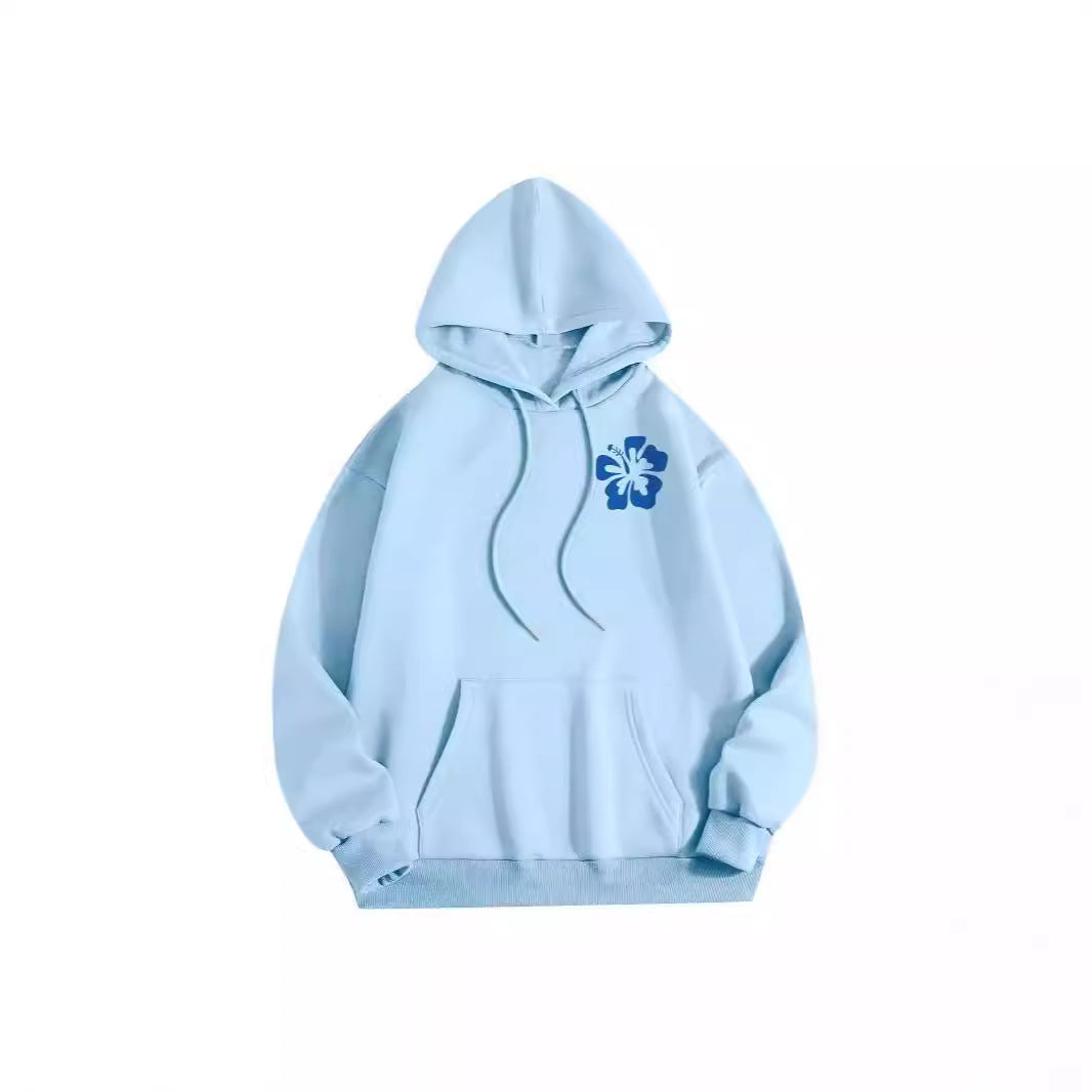 Sudadera con Capucha para Mujer con Bordado y Estampado en Hilo