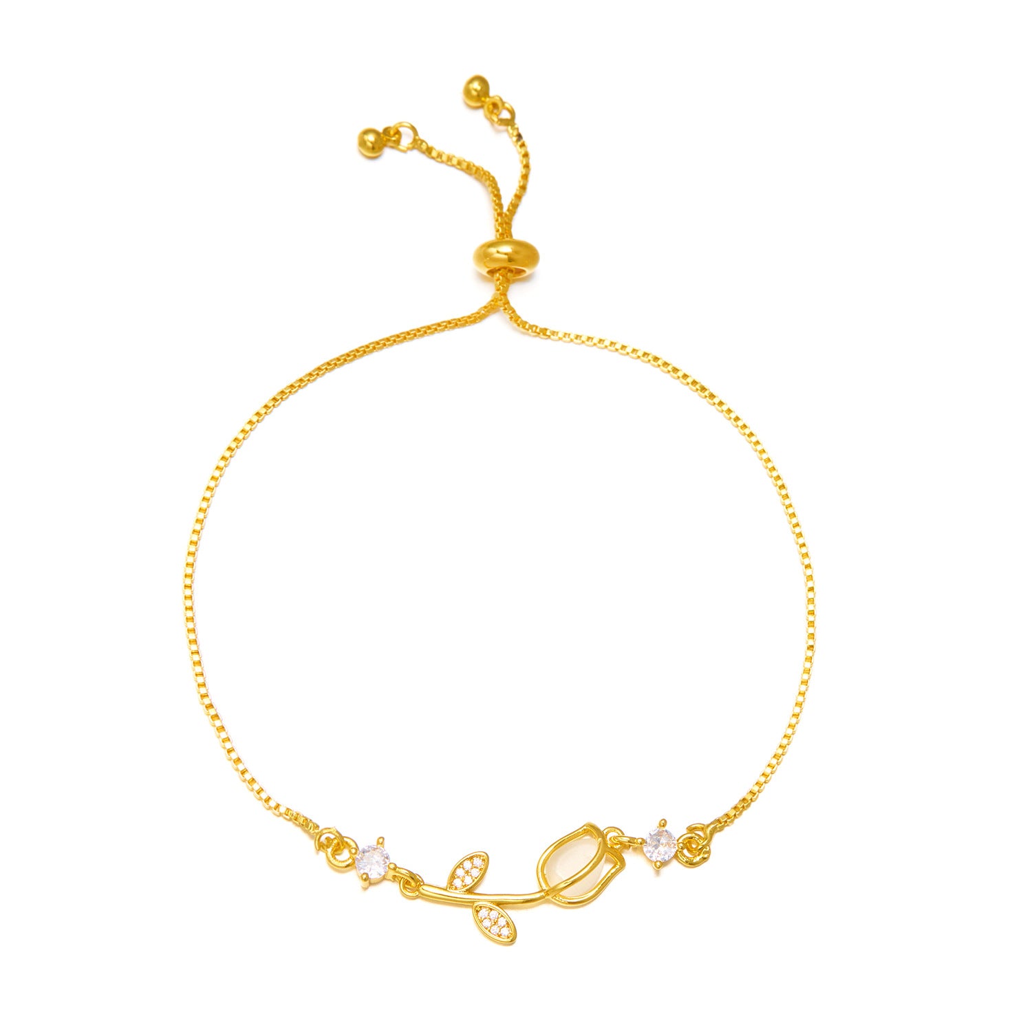 Pulsera Ajustable Tulipán para Mujer