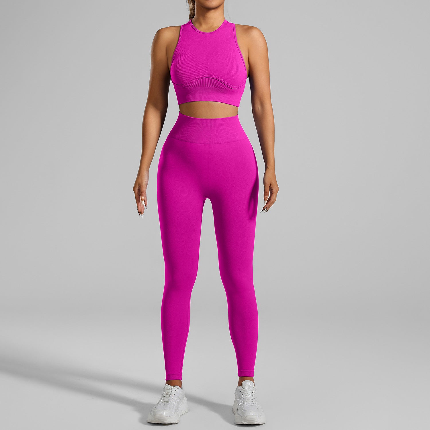 Conjunto Deportivo Seamless de Alta Resistencia para Yoga y Running