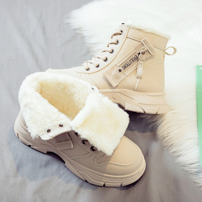Botas de Nieve para Mujer con Forro Polar – Tallas Grande