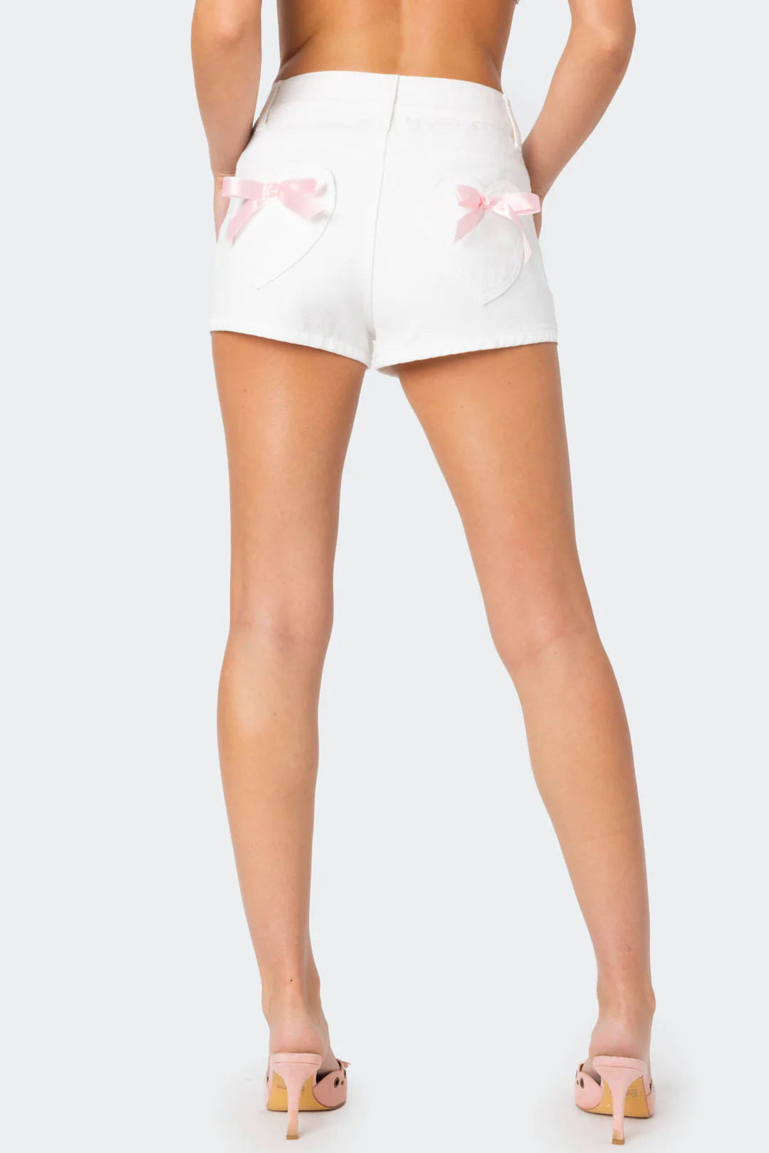 Shorts Bordados con Bolsillo y Diseño American Love