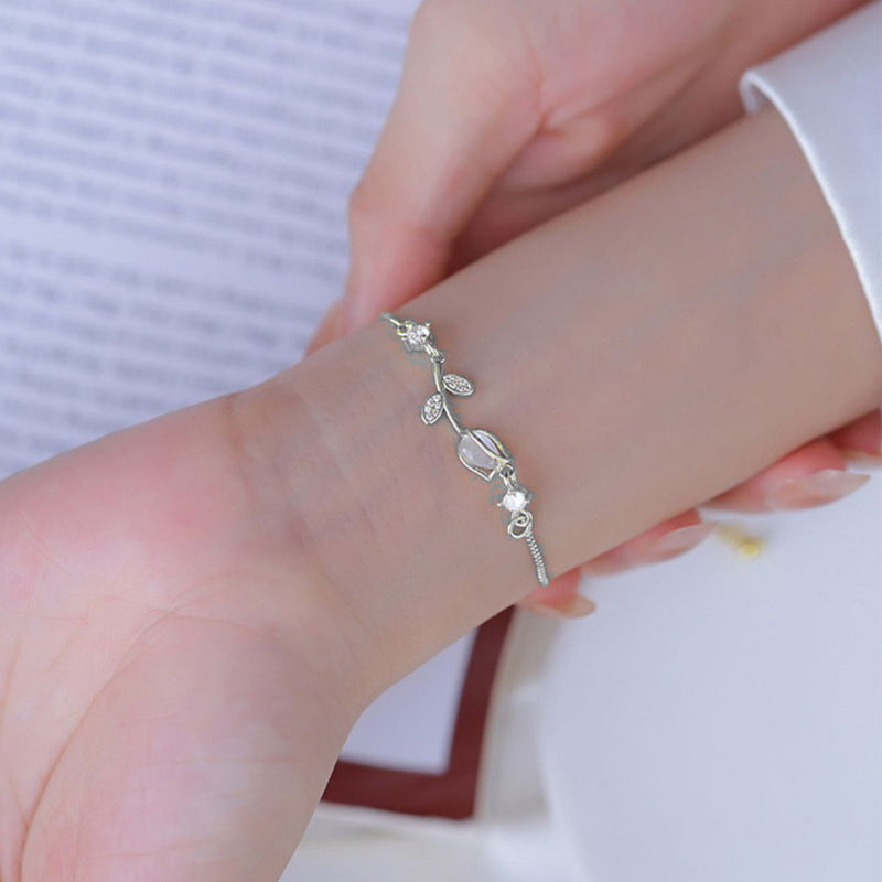 Pulsera Ajustable Tulipán para Mujer