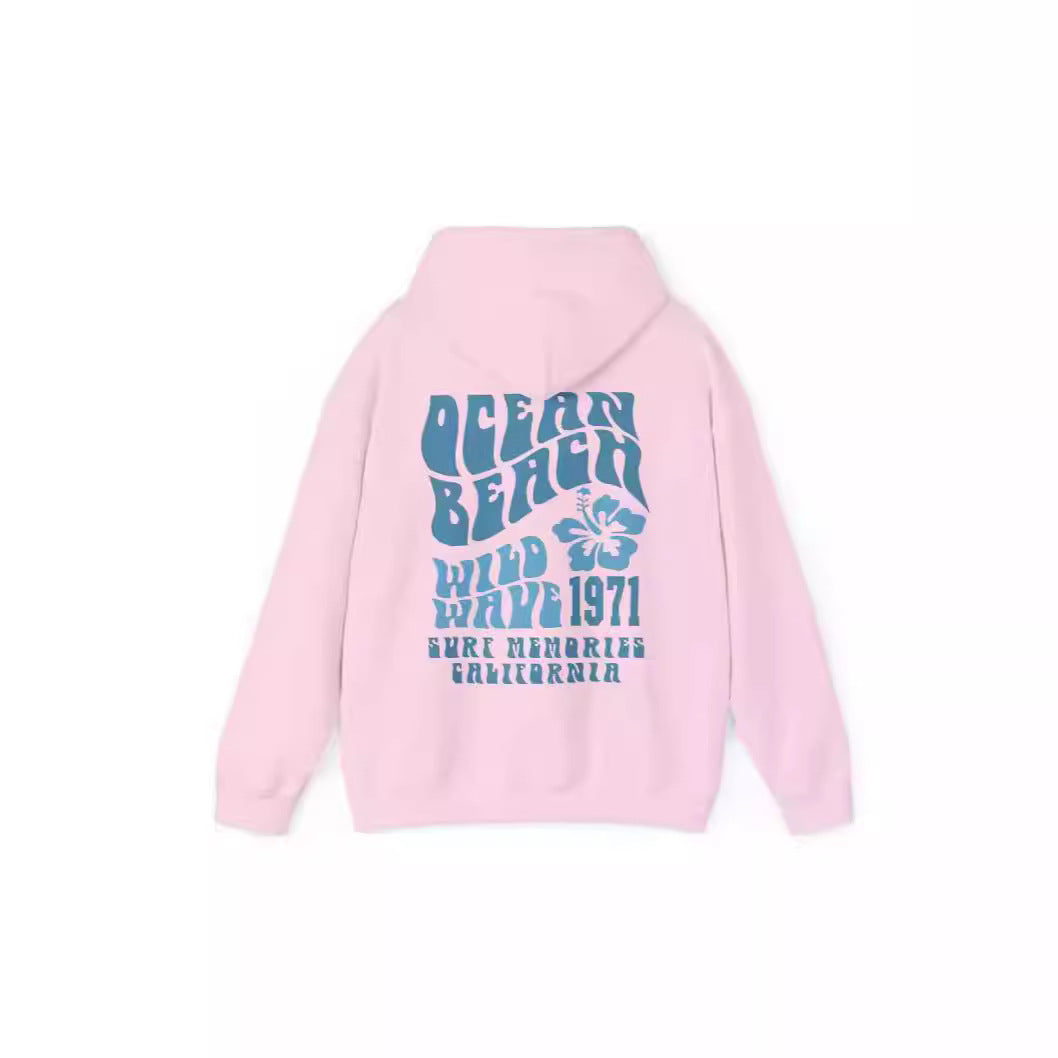 Sudadera con Capucha para Mujer con Bordado y Estampado en Hilo