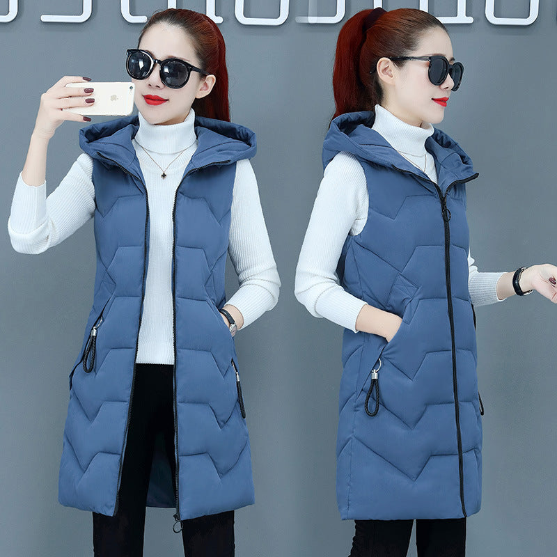 Chaleco Acolchado Mid-Length para Mujer