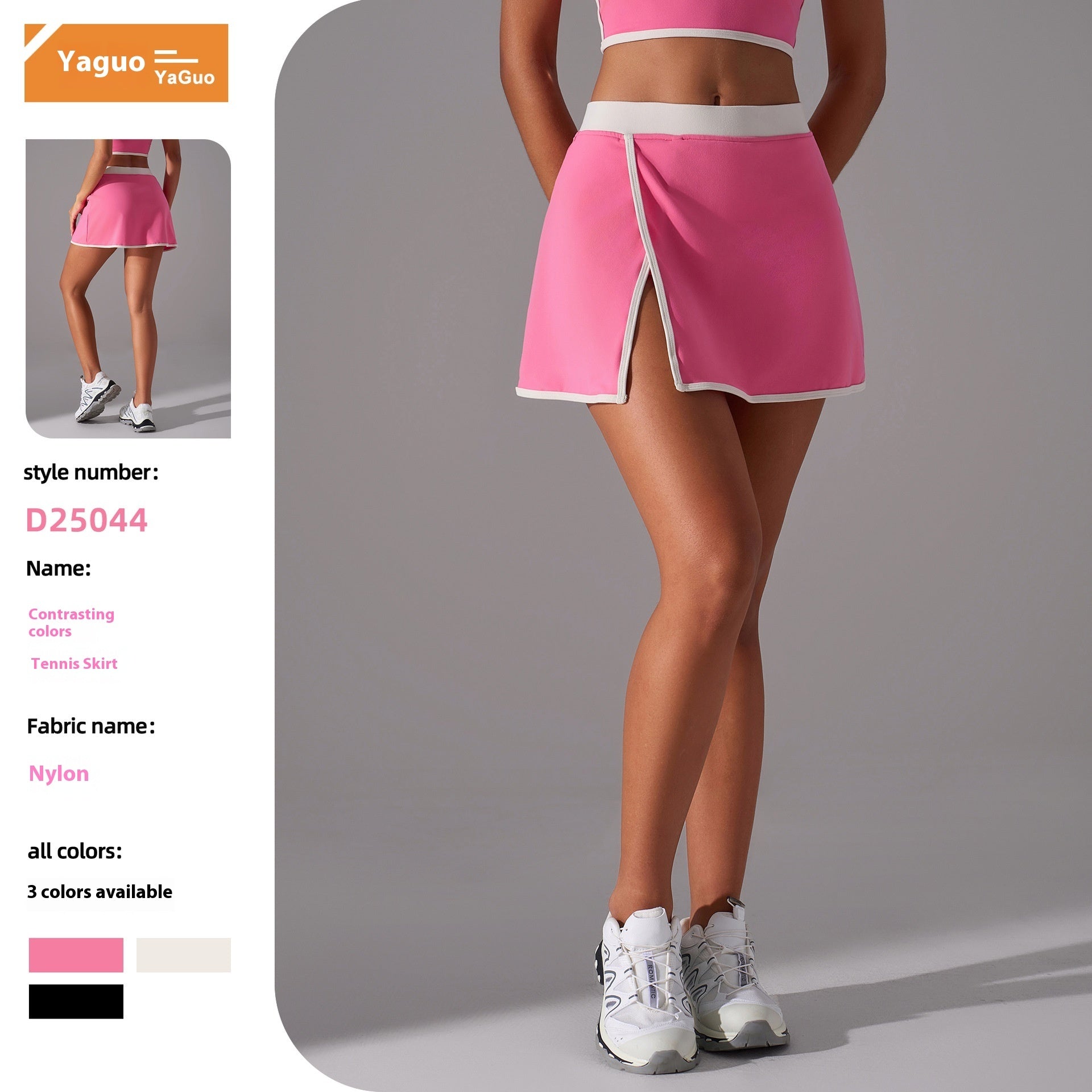 Falda Deportiva Outdoor con Corte A y Abertura
