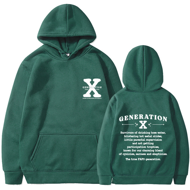 Sudadera Nueva GENERATION X - Estilo Holgado