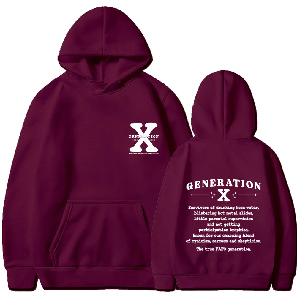 Sudadera Nueva GENERATION X - Estilo Holgado