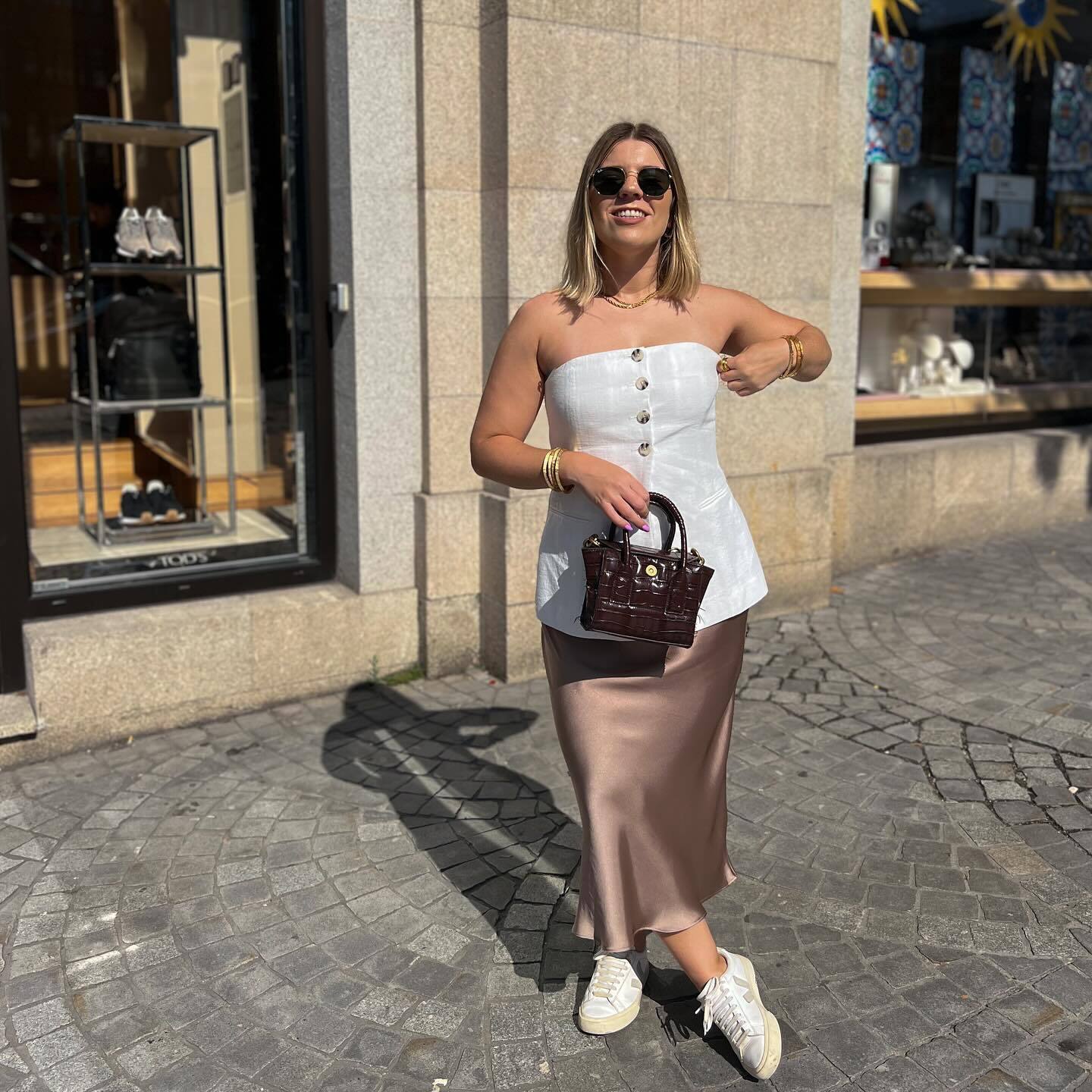 Top Bandeau con Bolsillos para Mujer
