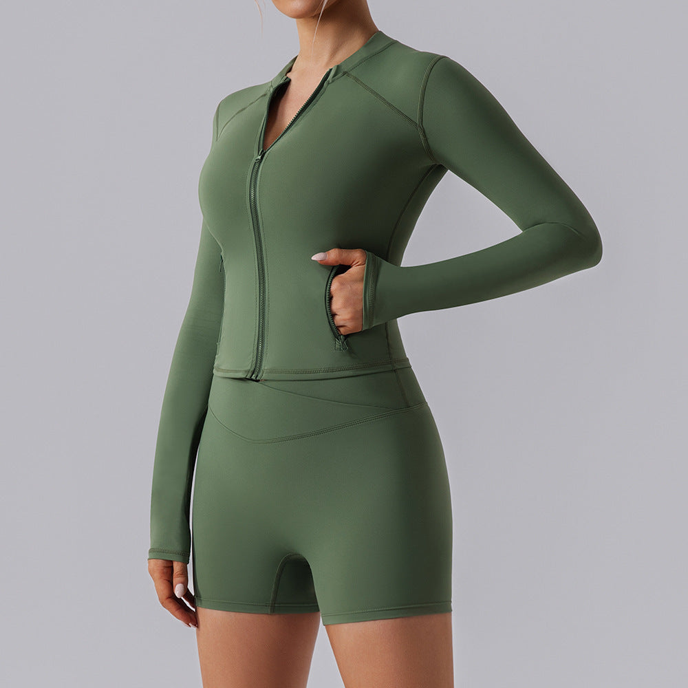 Top Fitness Manga Larga Mujer