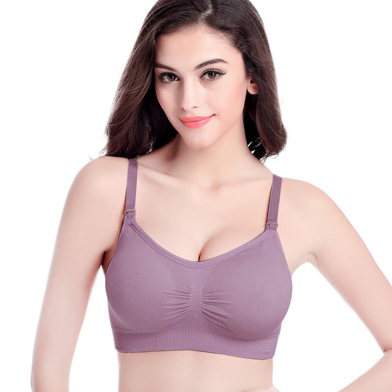 Conjunto de 3 Bras de Lactancia sin Aro – Con Broche Frontal y Diseño Sin Costura