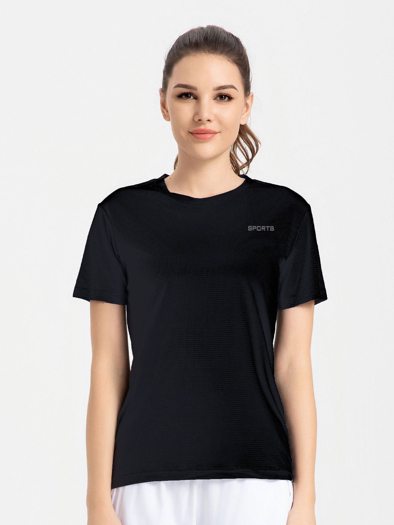 Camiseta Ajustada Deportiva Mujer