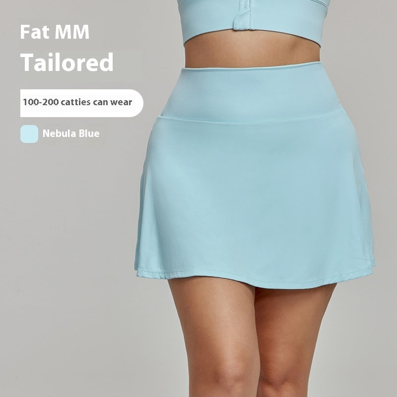 Falda de yoga para mujer con talle alto especial