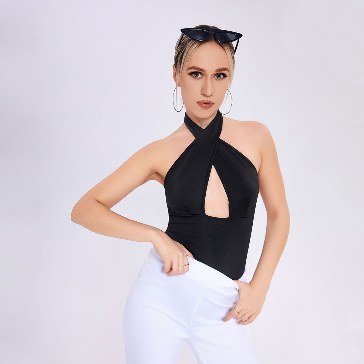 Ropa Sexy para Mujer – Chaleco Sin Mangas con Tirantes, Comercio Exterior