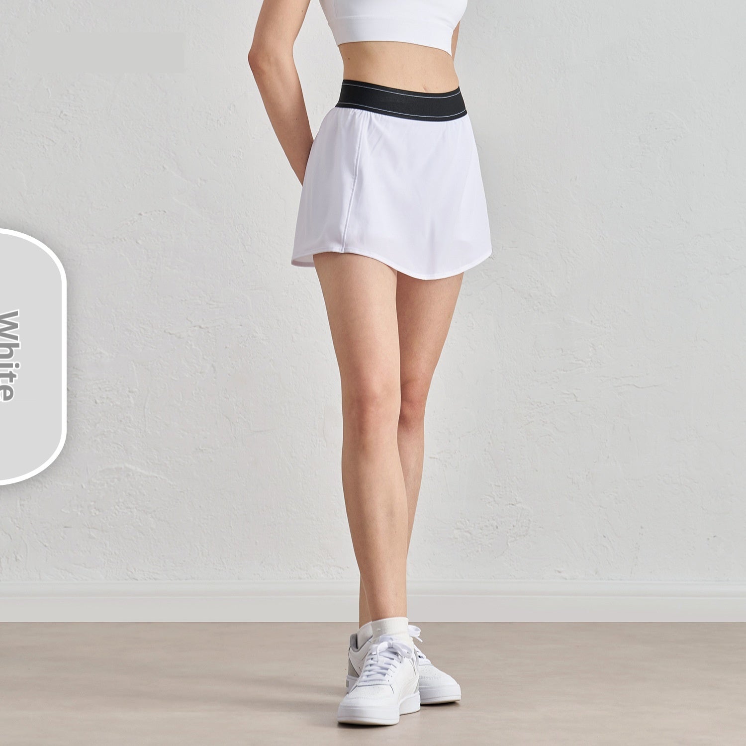 Falda Deportiva para Mujer con Protección Solar y Diseño de Pantalón de Compresión